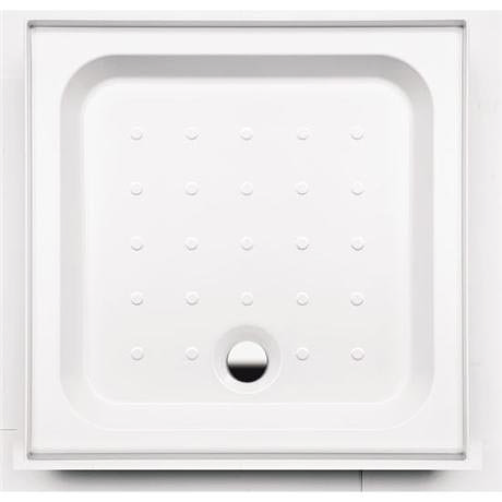Coram - Universal Square Shower Tray with Upstands & Waste - 3 Size Options