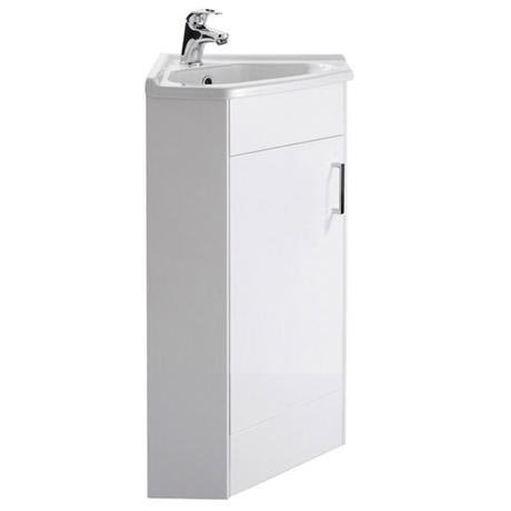 Ultra Design Floor Mounted Corner Unit w/ Ceramic Basin - CP086