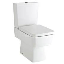 Hudson Reed Square Close-Coupled Pan & Cistern w/ Top Fixing Seat - CPA003-CCI002