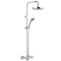Bristan - Carre Exposed Fixed Head Bar Shower with Diverter & Kit