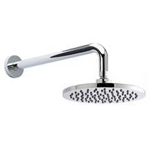 Cruze 200mm Fixed Round Shower Head with Wall Mounted Arm