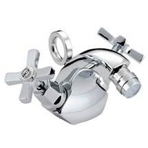 Bristan Art Deco Traditional Bidet Mixer w/ Pop-up waste - Chrome - D-BID-C