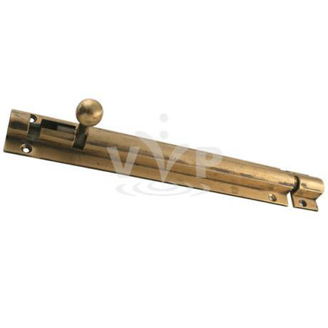 Original Victorian Heavy Duty Brass Barrel Door Bolt