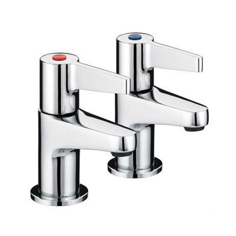 Bristan - Design Utility Lever Basin Taps - Chrome - DUL1/2C