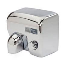 Dolphin - Surface Mounted Push Button Hot Air Hand Dryer - Chrome - BC2400MS