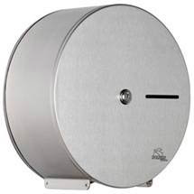 Dolphin - Satin Stainless Steel Mini Jumbo Toilet Paper Dispenser - BC925