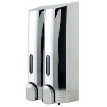 Euroshowers - Tall Double Liquid Dispenser - Chrome - 89890