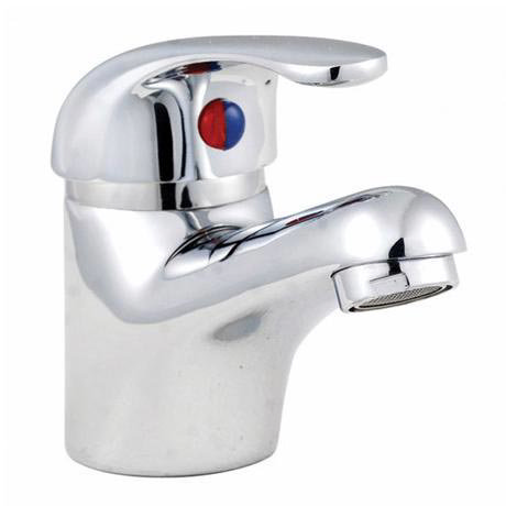 Modern Single Lever Basin Tap with Waste - Chrome - DTY305