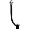Bath Waste & Overflow with Brass Plug & Ball Chain 