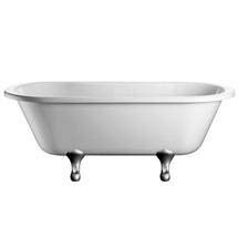Burlington Windsor 1700mm Double Ended Bath with Chrome Classic Legs - E3E10CHR