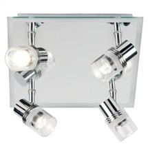 Endon - Enluce Mirror Backed 4 Spotlight Ceiling Light Fitting - Chrome - EL-174