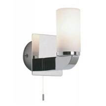 Endon - Enluce Single Candle Wall Light with Pull Switch - Chrome - EL-20022