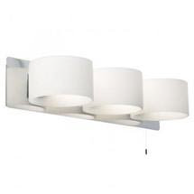 Endon - Fidelio Triple Chrome Wall Light Fitting with Opal Shade - EL-20060