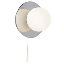 Endon - Enluce Orb Wall Light Fitting with Pull String - Chrome - EL-392-1CH
