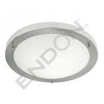 Endon Enluce Modern Flush Fitting Bathroom Light - Brushed Steel - EL-440-30BS-2D