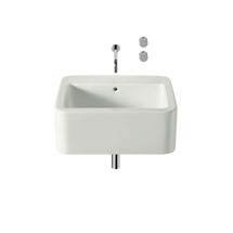 Roca - Element Wall Mounted Basin - 600mm - 2 x Tap Hole Options