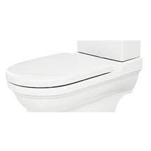 RAK Empire Wrap Over Plastic Toilet Seat with Soft Close Hinge 