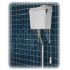 Traditional WC Cistern with Chrome High Level Flush Pipe Pack