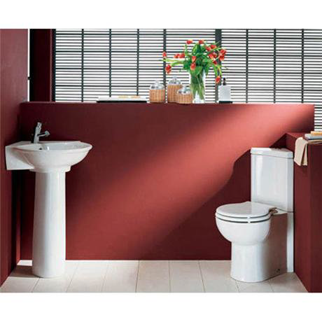 RAK Evolution 4 Piece Suite - Corner Toilet & Basin