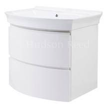 Hudson Reed 600 Canopy Wall Mounted 2 Drawer Basin & Cabinet - White - FCA006