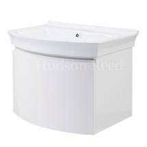 Hudson Reed 600 Canopy Wall Mounted 1 Drawer Basin & Cabinet - White - FCA007