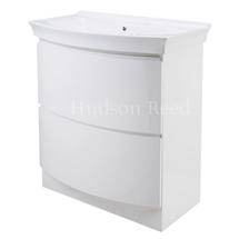 Hudson Reed 800 Canopy Floor Standing Basin & Cabinet - White - FCA008