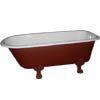 Original French Single Ended Cast Iron Bath