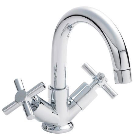 Series 1 Economy Mono Basin Mixer with Swivel Spout - Chrome - FJ307