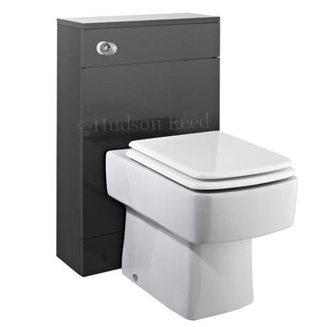 Hudson Reed 500 x 200mm Memoir BTW WC Unit w/ Pan and Cistern - Grey