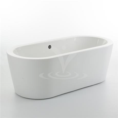 1680 x 780 Luxury Modern Double Ended Oval Freestanding Bath