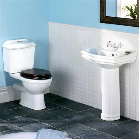Genevieve 4 Piece 1TH Ceramic Bathroom Suite