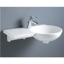 RAK Gina 1 Tap Hole Ceramic Basin with Shelf