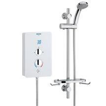 Bristan - Glee Electric Shower - White - Available in 8.5, 9.5 or 10.5KW