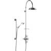 Burlington Avon Thermostatic Valve with Riser & Slide Shower Kit - Birkenhead Tap - H13-BI