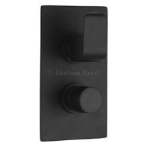 Hudson Reed Hero Twin Concealed Thermostatic Shower Valve - Black - HER7210