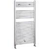Chrome Flat Heated Towel Multi-Rail 600 x 1200mm