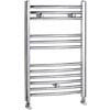 Chrome Curved Heated Towel Multi-Rail 500 x 760mm