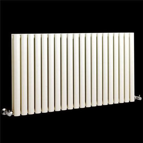 Large Double Panel Designer Radiator 635 x 1175mm - White - Ex Display