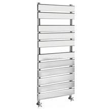 Hudson Reed Piazza 11 Bar Flat Panel Heated Towel Rail - Chrome - HL386