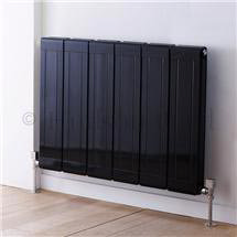 Hudson Reed Glee Designer Radiator 600 x 832mm - High Gloss Black - HLB07