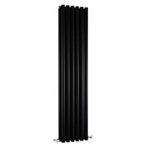Double Panel Radiator 1500 x 354mm - High Gloss Black - Ex Display