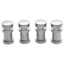 Hudson Reed Revive Horizontal Radiator Brackets - High Gloss Silver - HLS20