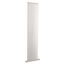 Double Panel Vertical Designer Radiator 1500 x 350mm - White - Ex Display