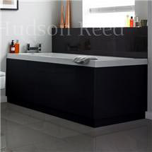  Hudson Reed High Gloss Black Front Bath Panel - 5 Size Options