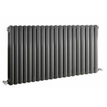 Premier - Salvia Double Panel Radiator - 635 x 1223mm - Anthracite - HSA007