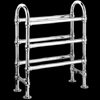 Hudson Reed Traditional Senator Floor Mounted Radiator - Chrome