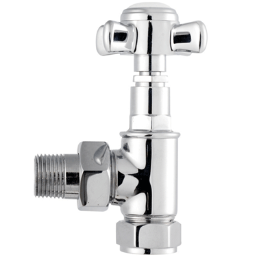 Victorian Crosshead Radiator Valves (angled)