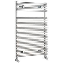 Contemporary Heated Towel Rail 500 x 800mm - Chrome - Ex Display