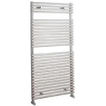 Contemporary Heated Towel Rail 1200 x 600mm - Chrome - Ex Display