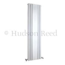 Hudson Reed Sloane Double Panel Radiator with Mirror 1500 x 381mm - White - HLW63